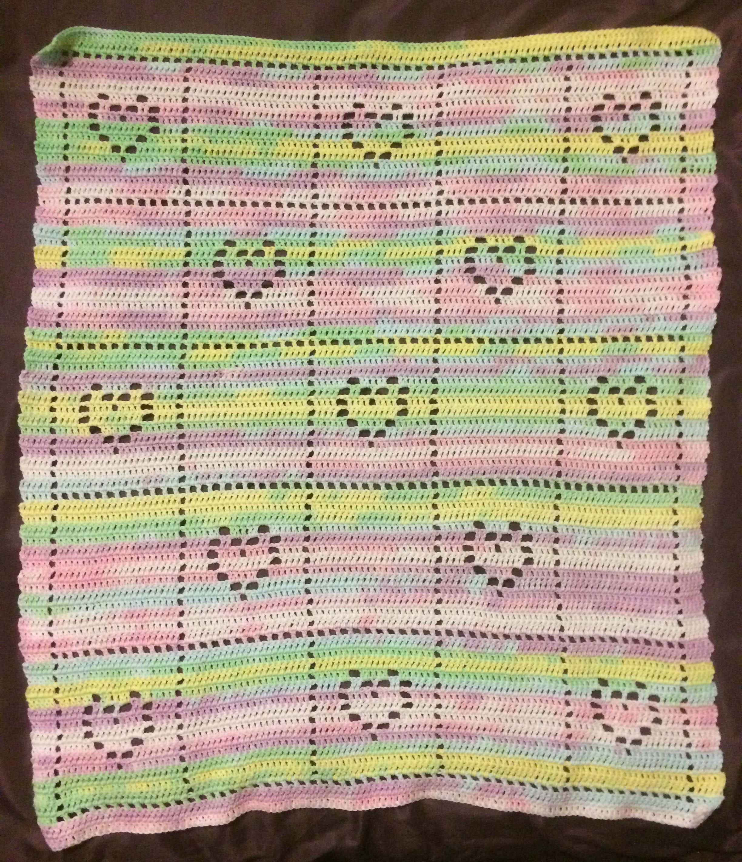 Call the Midwife heart Variation Blanket Pattern Etsy Canada