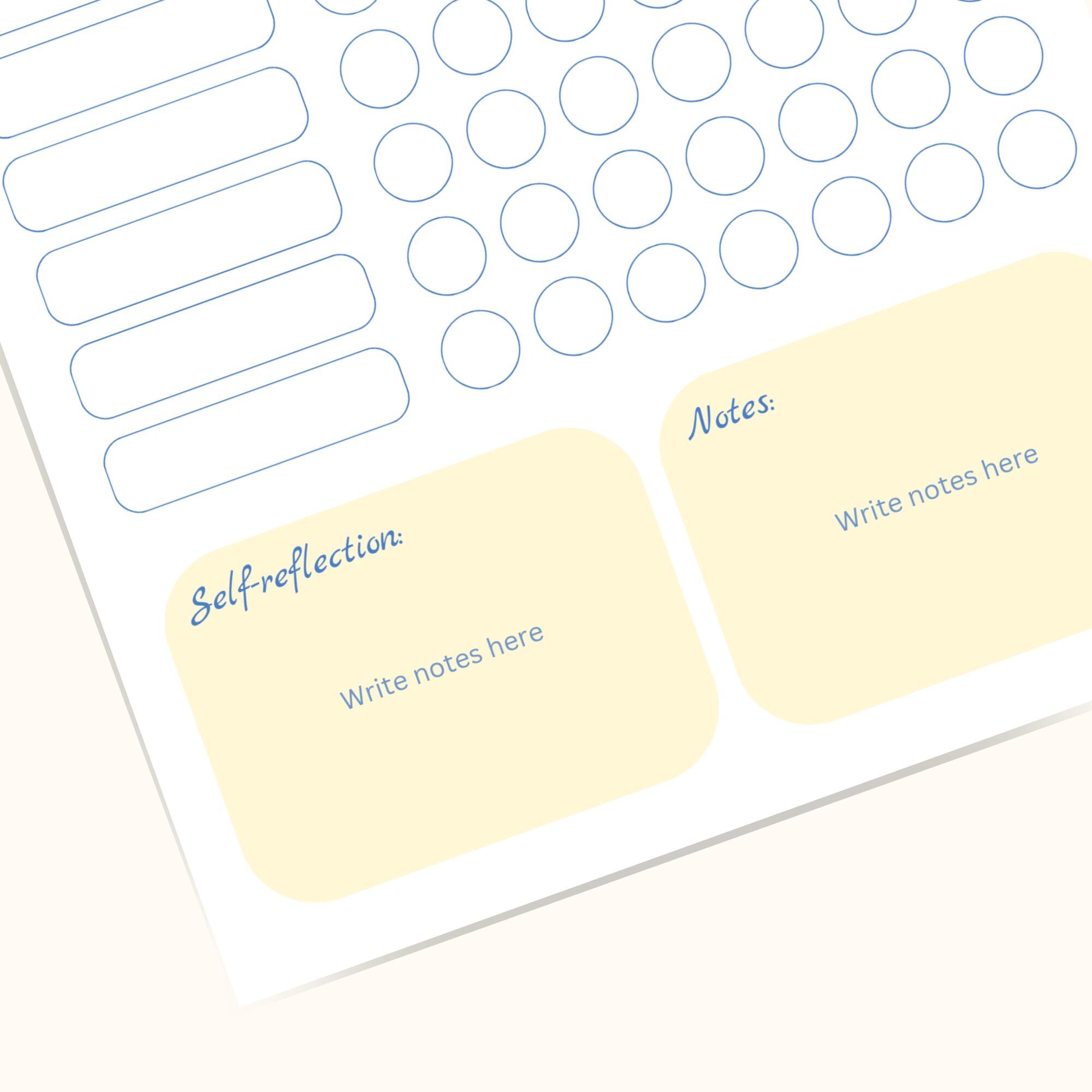 Minimal Habit Tracker Printable | A4 & US Letter PDF | Daily Habit ...