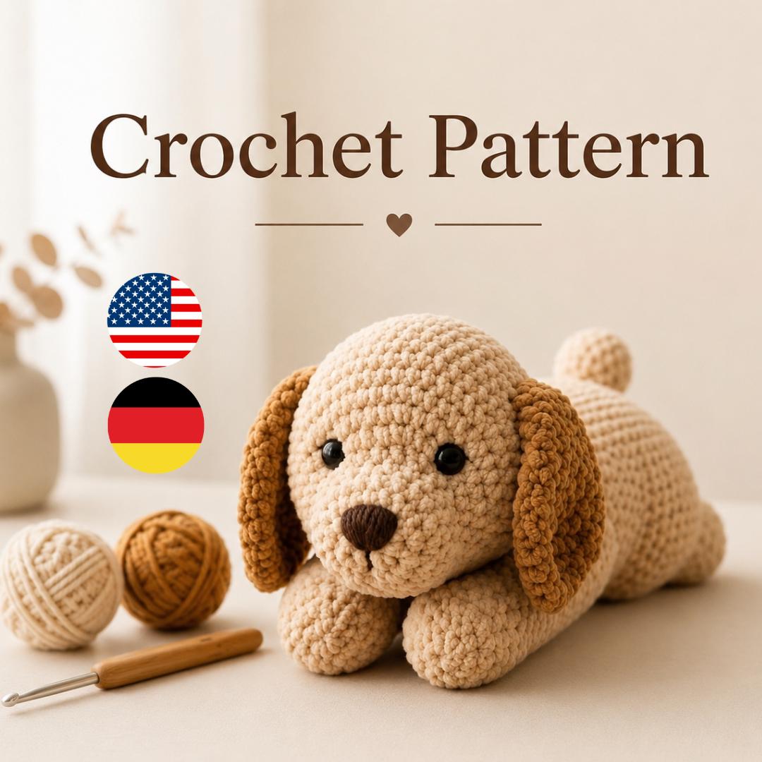 30 Golden Retriever Crochet Patterns to Make a Loyal Handmade Pup 4 Beginner-Friendly Golden Retriever Amigurumi Dog