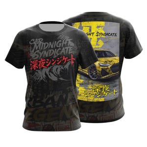 T-shirt de course, T-shirt personnalisé pour homme, style JDM, cadeau idéal pour les fans d'Audi RS7, streetwear pour passionnés de performance automobile