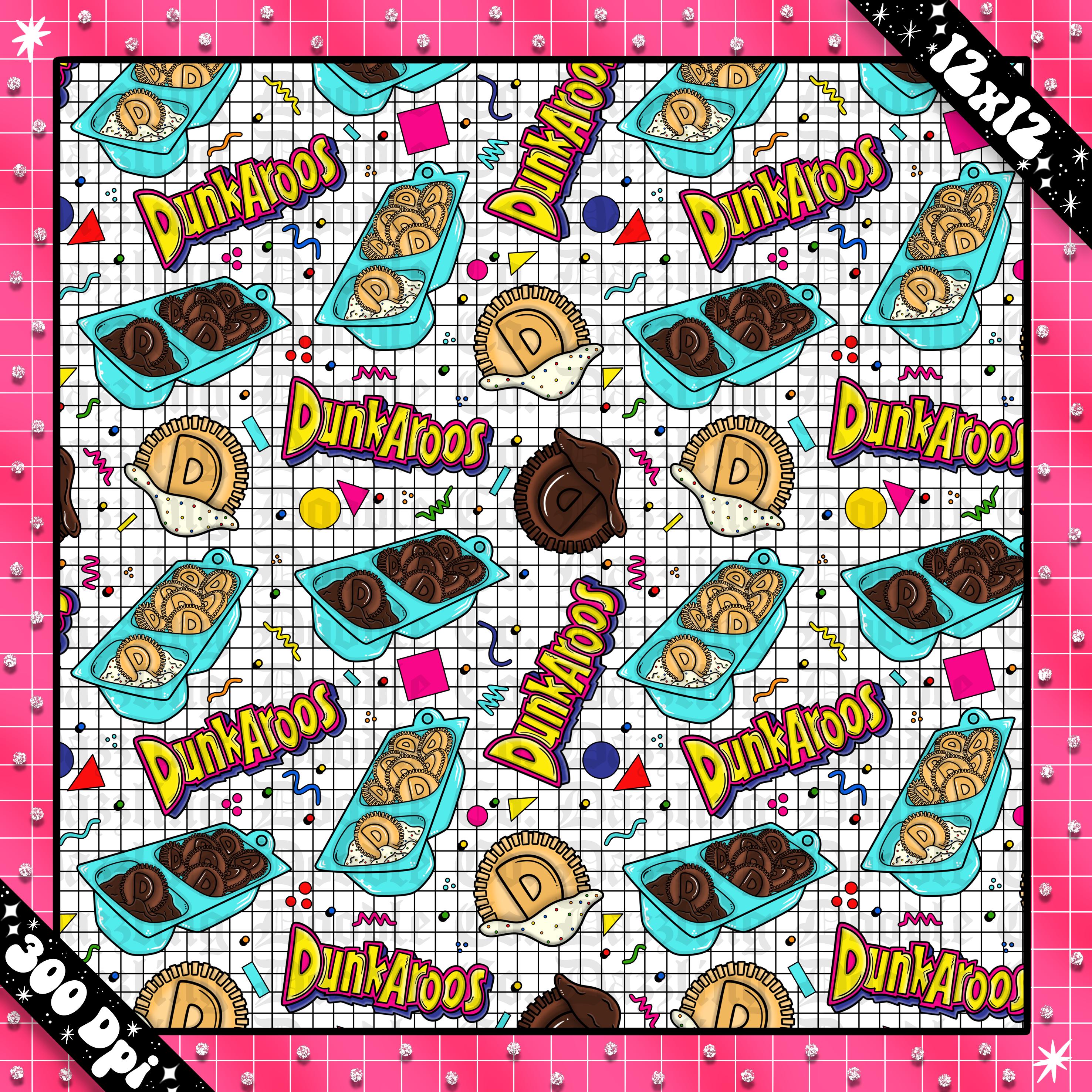 Snack Pattern Chain Nostalgic Snack Seamless Pattern, Seamless File, Digital Paper - Etsy