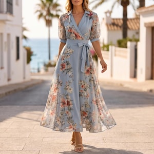 Blue Wedding Guest Dresses Summer - Etsy
