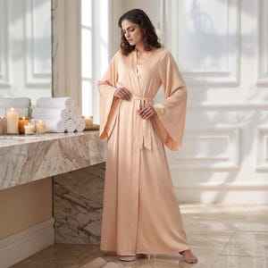 womens floor length dressing gown Ankle Length Robes