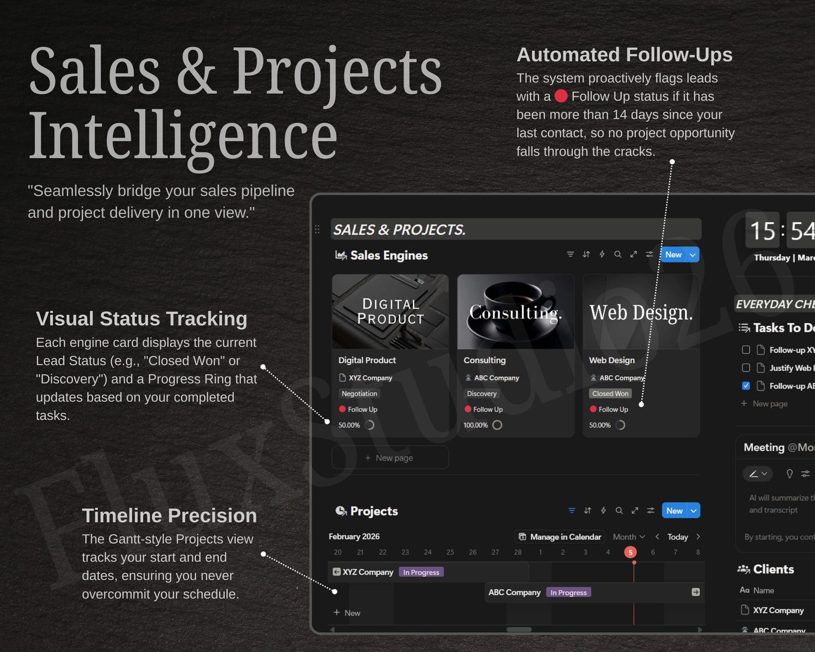 Freelancer Notion Template | Solopreneur Business Hub, CRM, Invoicing ...
