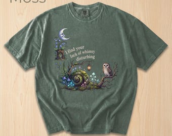 I Find Your Lack Of Whimsy Disturbing Shirt, Funny Sarcastic Graphic Tee, Nerdy Humor Top, Whimsical Gift, Quirky Introvert Outfit
