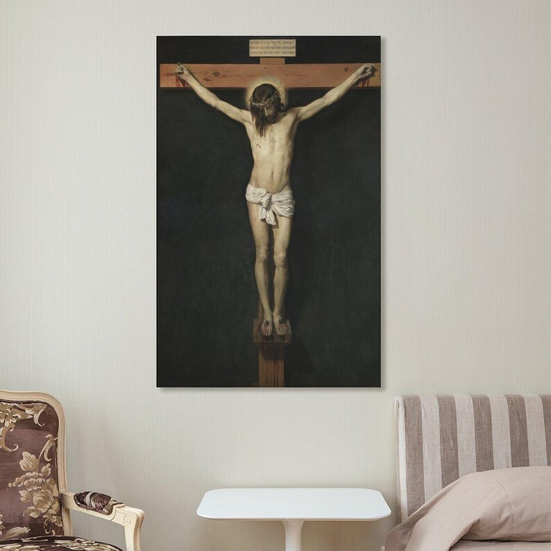 Crucifixion Jesus Christ Canvas Wall Art Poster Print - Etsy