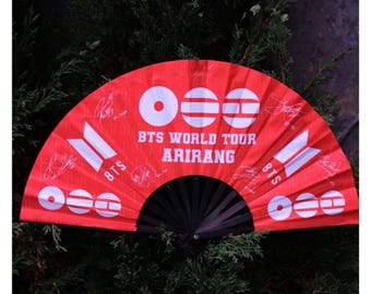 B.T.S World Tour Folding Hand Fan, Arirang Merch, Gift for Fan, Army Gifts