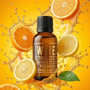 Citrus Fragrance Oil Burner Lemon Essential Aroma Oil For Diffuser Home Aromatherapy Reed  30ml
