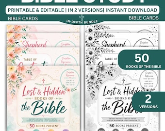 Bible Character Study Guide, Bible Study, Study Sheet Printable, Key Figures Study Tool, Old New Testament, Books of the Bible Study Plan