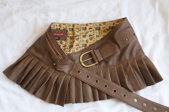 Micro leather skirt online