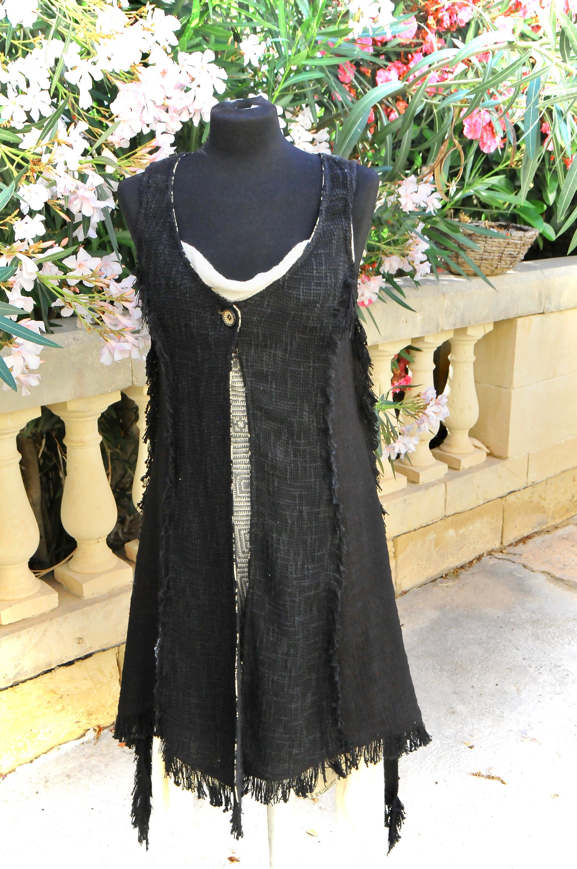 24207 fringed waistcoat | Longlivethequeen