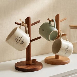 Mug Tree Stand 4 Cup - Etsy