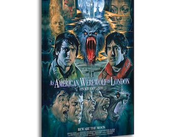 An American Werewolf in London Classic Canvas Prints - Wall Decor Art Painting