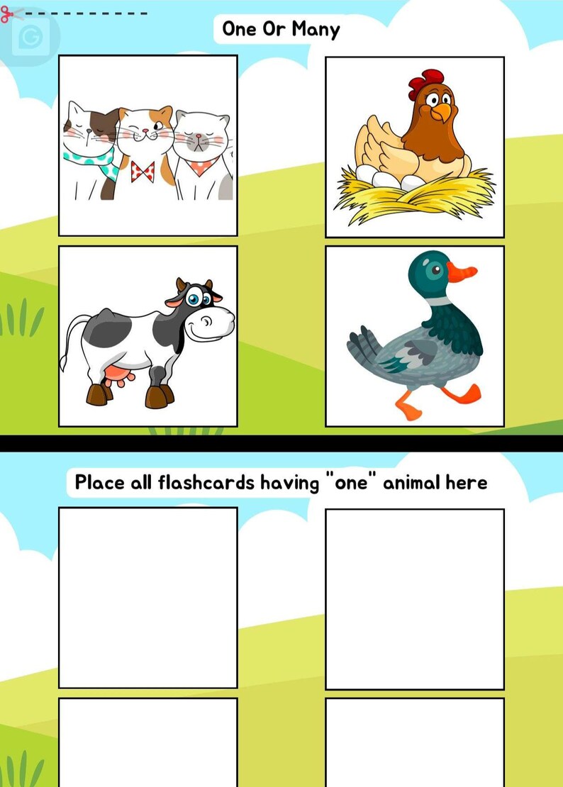 Farm Busy Book – Cut and Paste Preschool Activity (42 Pages) - Etsy ...