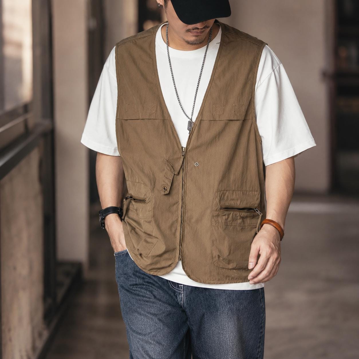 Lightweight Vest With Pockets - Etsy