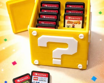 Question Block Game Cartridge Holder for Switch 1 & 2