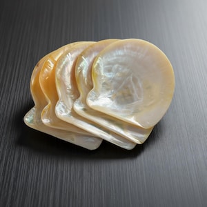 Pearl Shell Dish, Polished Natural Caviar Server (Multiple Sizes)