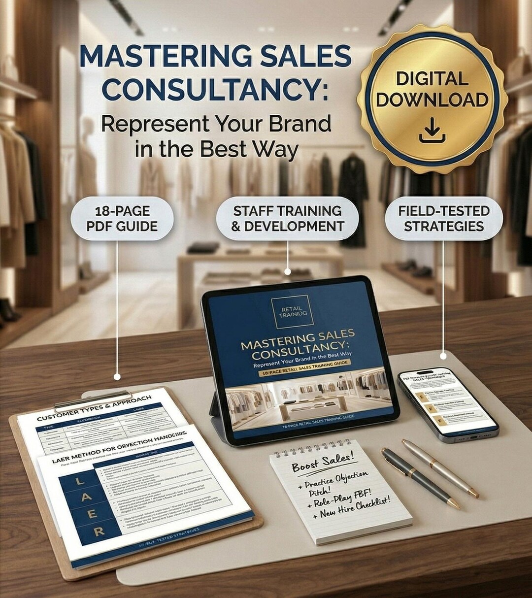 Retail Sales Training Guide | Store Management Ebook | Customer Service ...