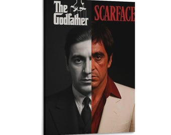 Michael Corleone Painting On Canvas Wall Art Poster Picture Print Living Room Walls Decor Home Posters