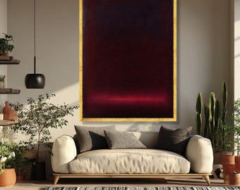 Mark Rothko Art Print 18x26 ınches Framed Stretched Canvas- CUSTOM