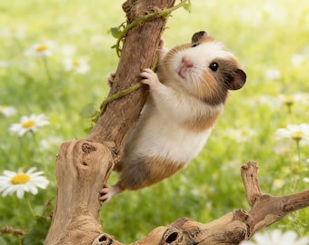 Natuurlijke wijnstokstam voor reptielen, hamsters – klim- en kauwdecor