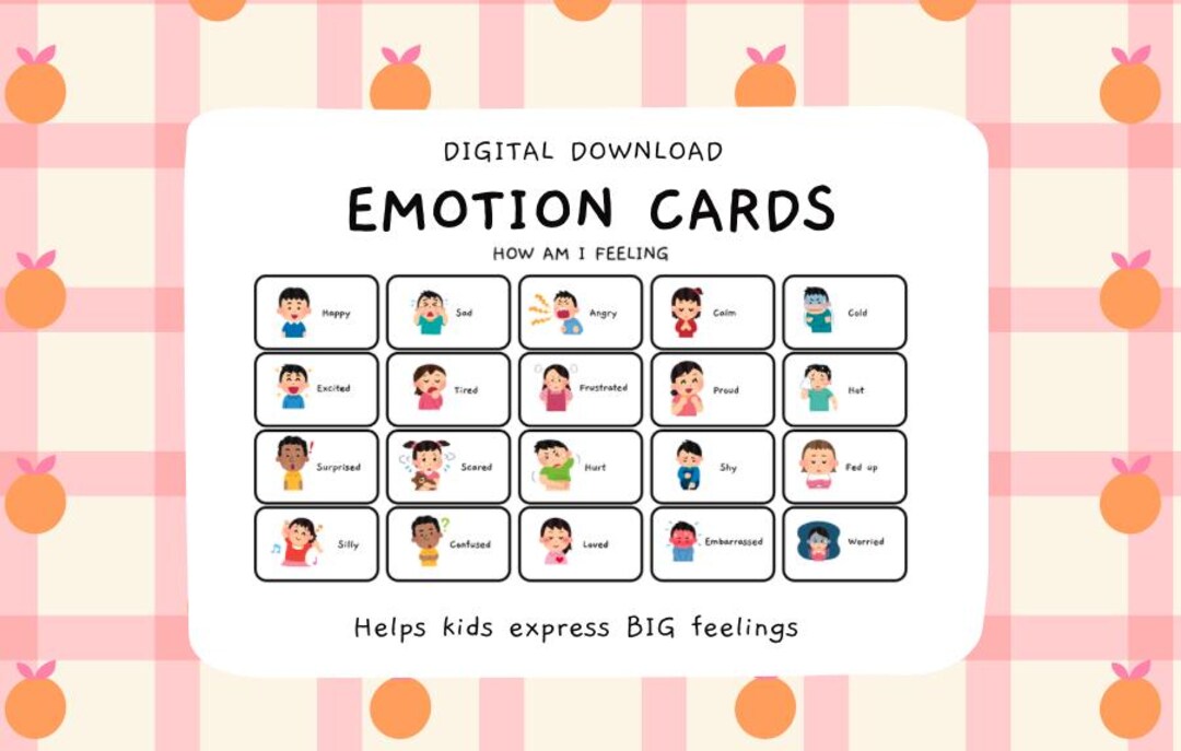 Emotions & Behaviours Visual Pack - Printable Feelings Chart for ...