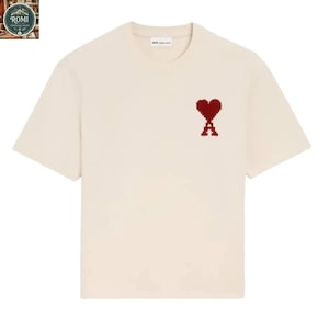 Maglietta cuore - ricamo | Monsieur TSHIRT