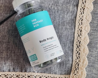 Suplemento para el mal olor corporal hlorophyll, Her Fantasy Box Body Magic, frescura natural para la zona íntima y las axilas.