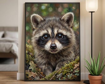 Vertederende muurkunstprint wasbeeroliestijl