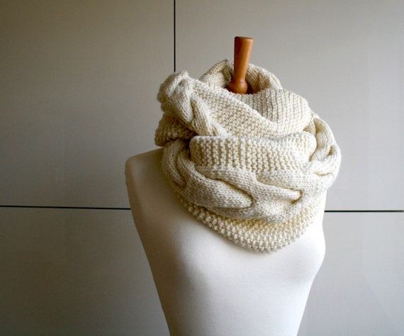 Rope Cowl Knitting Pattern