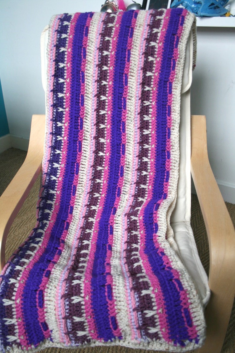 Crochet pattern, Baby blanket crochet pattern 228 INSTANT DOWNLOAD image 5