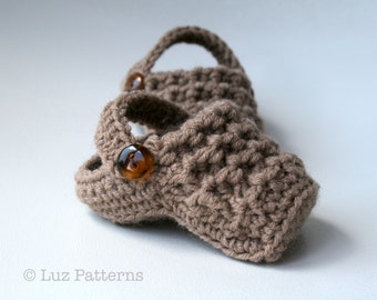 Crochet patterns, Crochet baby slipper pattern, baby clogs crochet pattern INSTANT DOWNLOAD
