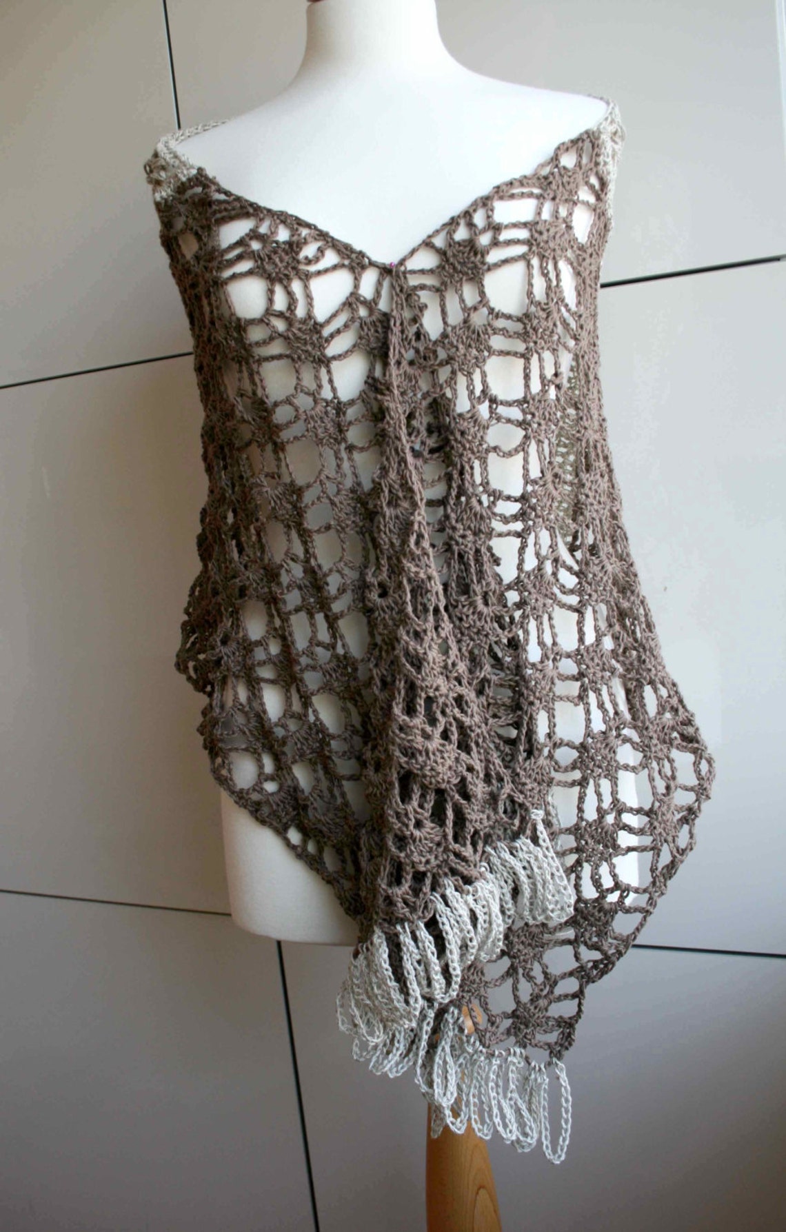 Crochet Pattern Crochet Cotton Linen Summer Wrap 175 Etsy