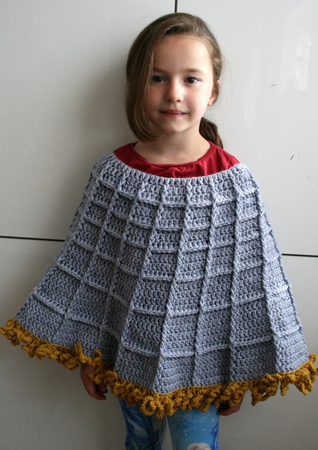 Crochet Pattern Crochet Poncho Pattern Toddler Child and Etsy UK