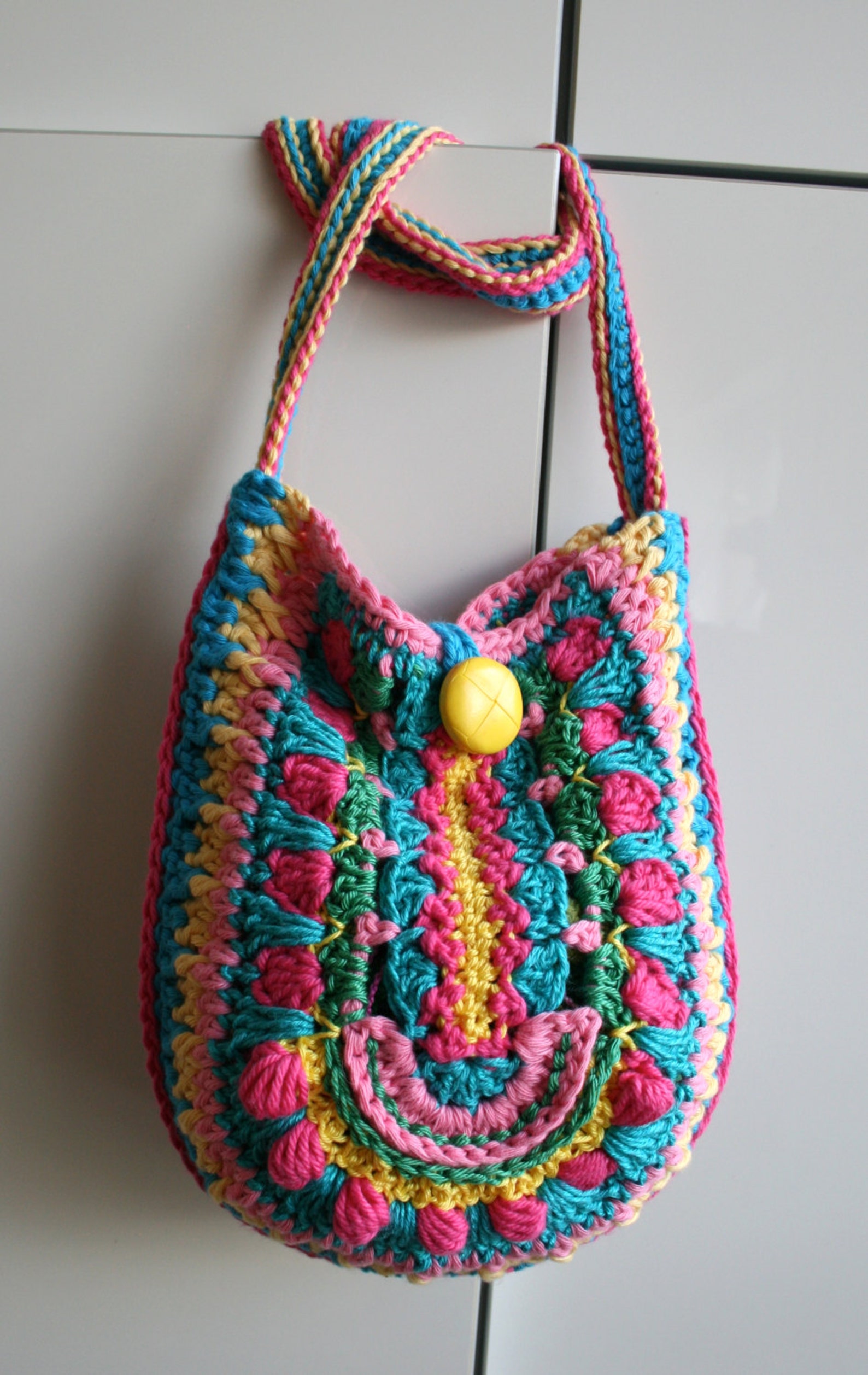 Crochet Pattern Crochet Bag Pattern Crochet Color Bag Etsy UK