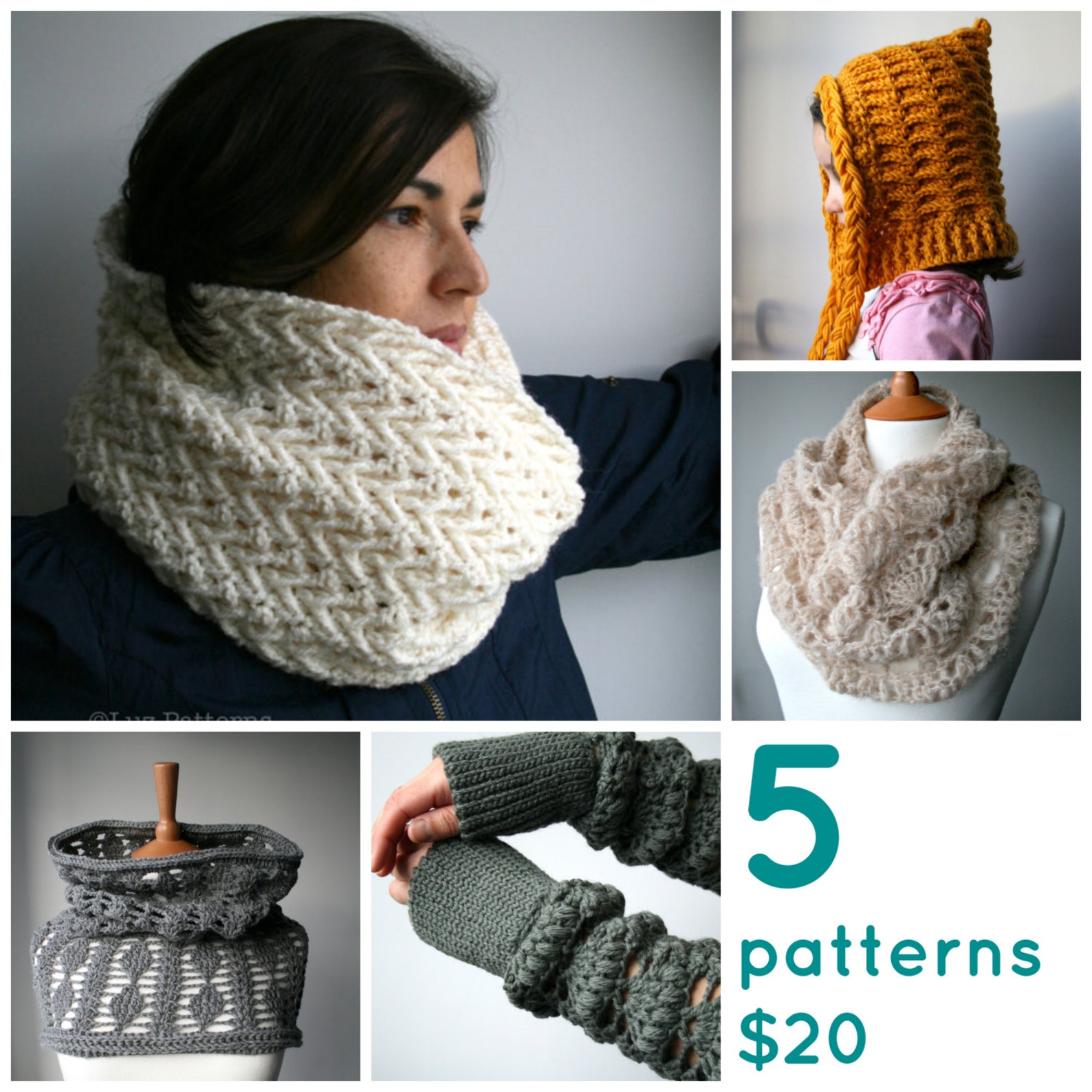 14+ Crochet Knitting Patterns Crochet Patterns and Knitting Patterns Choose Any 5 Patterns - Etsy UK