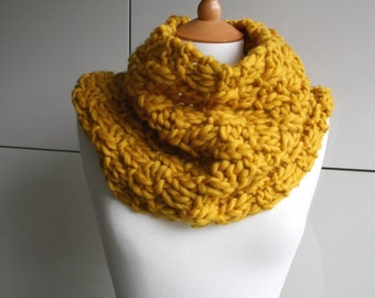 KNITTING PATTERN, cowl knitting pattern, loop scarf knitting pattern 21, Instant download