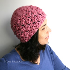 Crochet hat PATTERN, INSTANT DOWNLOAD crochet women beanie pattern crochet women hat pattern 122 image 1