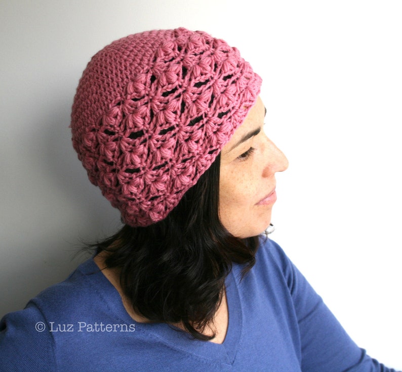 Crochet hat PATTERN, INSTANT DOWNLOAD crochet women beanie pattern crochet women hat pattern 122 image 1