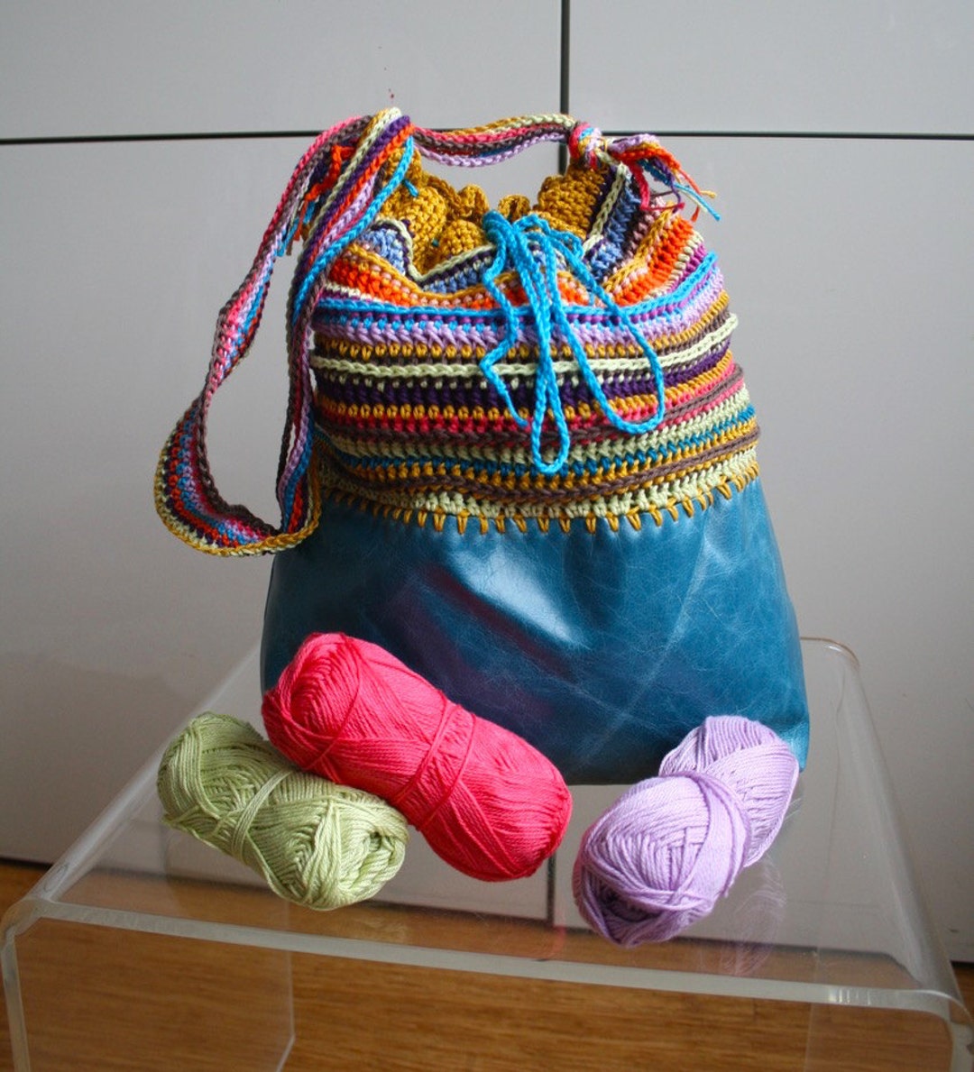Crochet Pattern, Crochet Bag Pattern, Crochet Color Bag Pattern, Boho ...