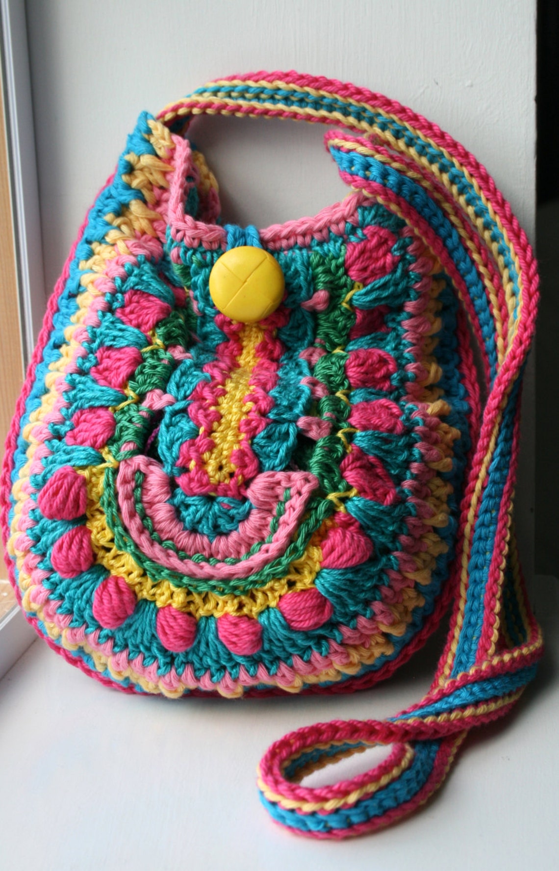 Crochet Pattern Crochet Bag Pattern Crochet Color Bag Etsy UK