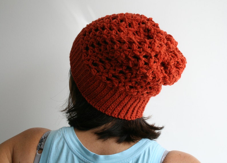 Crochet Pattern, slouchy hat crochet pattern, women beanie pattern crochet women hat pattern 147 zdjęcie 4