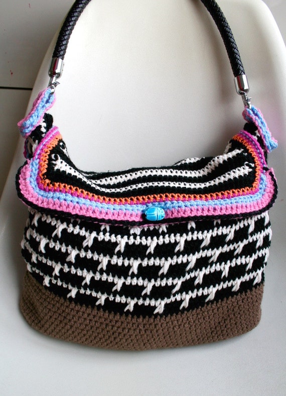 Crochet boho purse deals