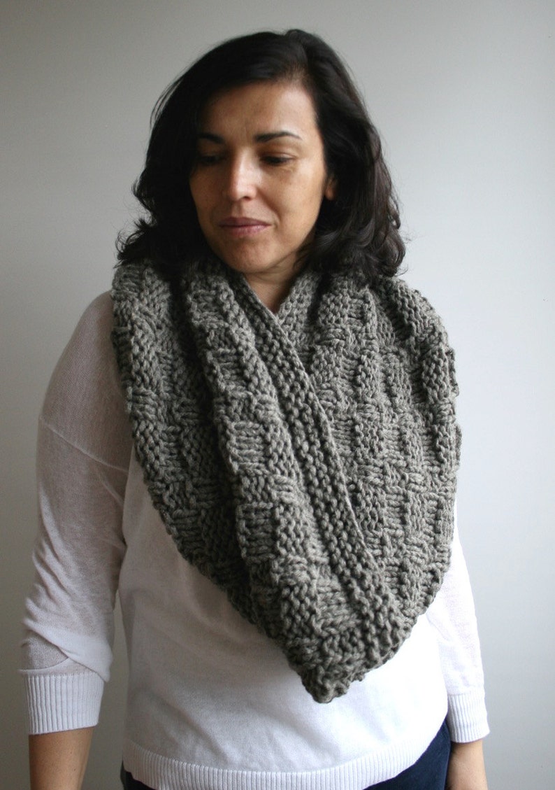 KNITTING PATTERN Cozy Winter cowl knitting pattern 09 Etsy