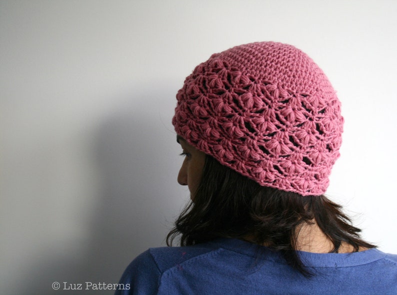 Crochet hat PATTERN, INSTANT DOWNLOAD crochet women beanie pattern crochet women hat pattern 122 image 3