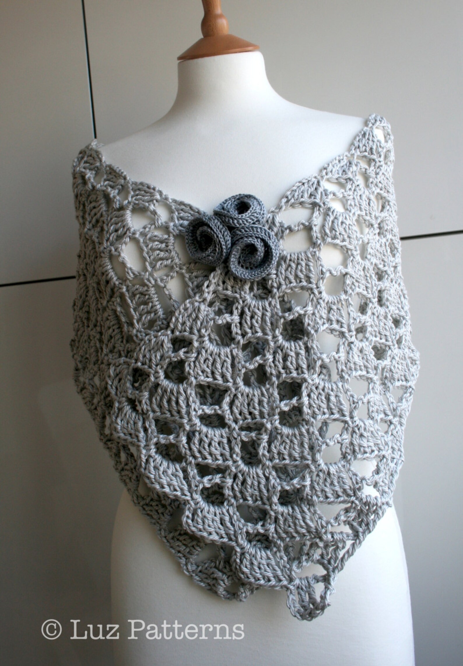 Crochet Pattern Summer Evening Wrap Crochet Pattern 145 Etsy