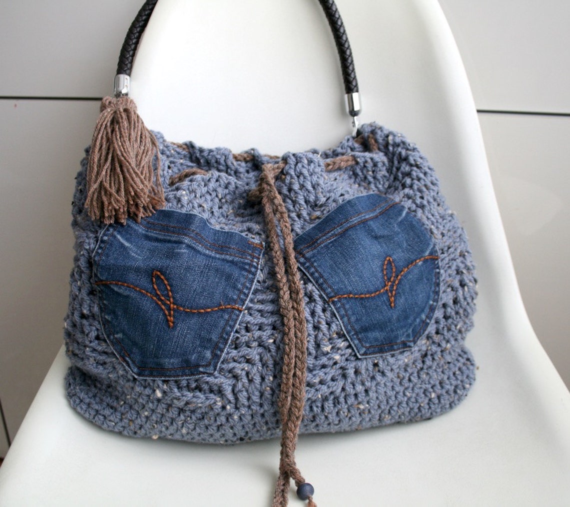 Crochet Pattern Crochet Bag Pattern Crochet Color Bag Etsy UK