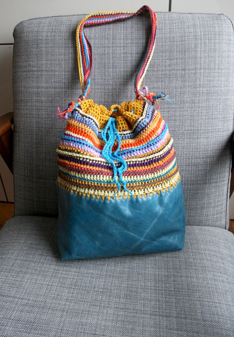 Crochet pattern crochet bag pattern crochet color bag | Etsy