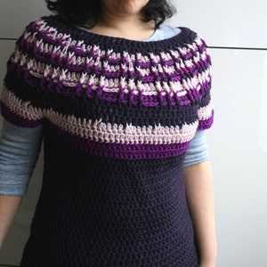 Crochet Pattern, INSTANT DOWNLOAD crochet pullover pattern, sweater crochet pattern, sweater fall crochet pattern 232 image 1
