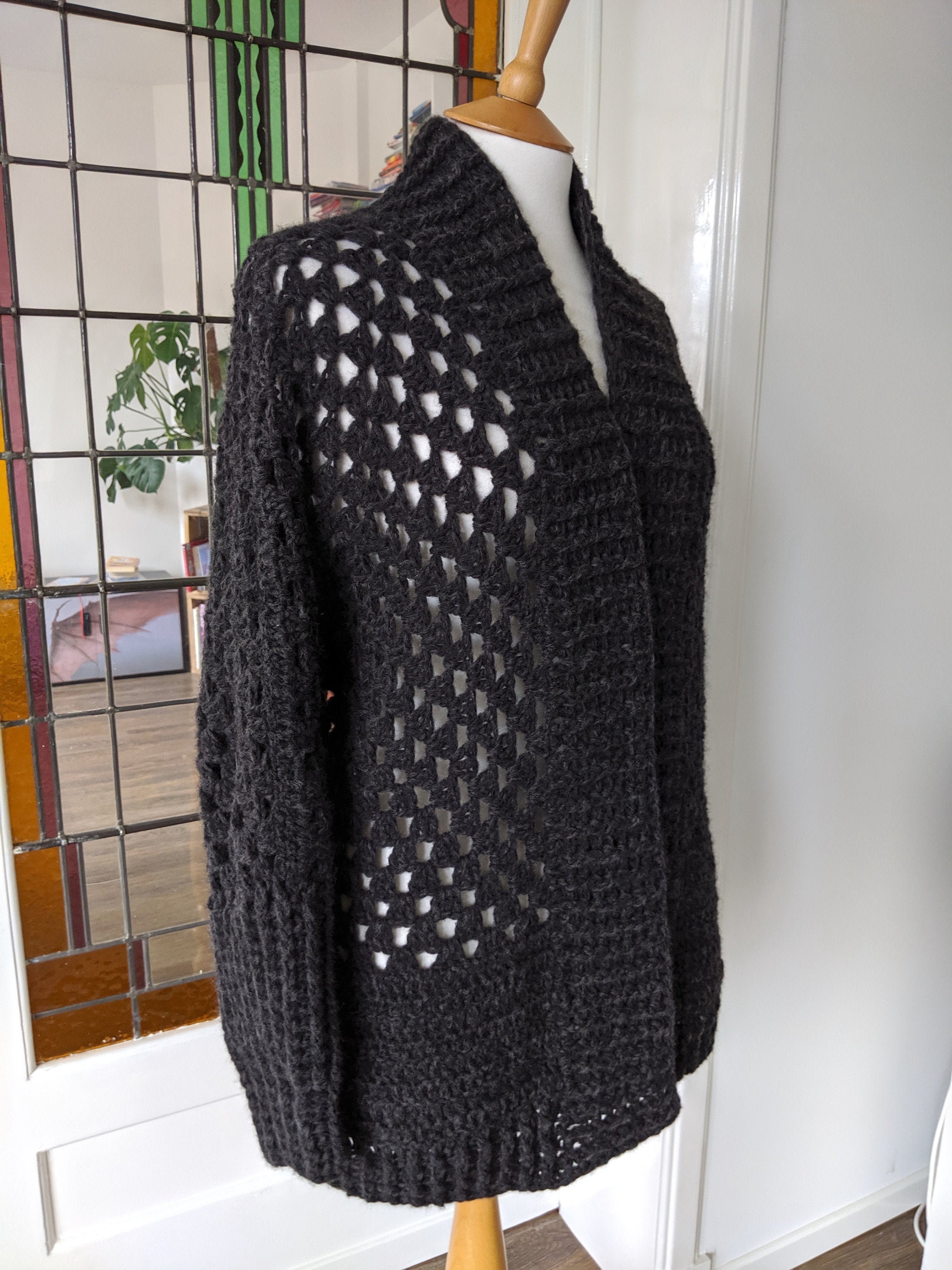 CROCHET PATTERN Coat Sweater Crochet Pattern Oversized - Etsy